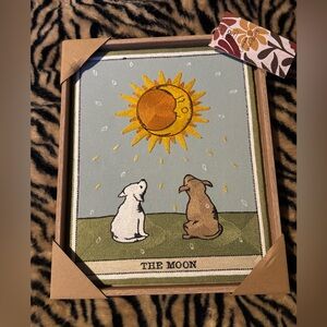 BP HOME Woven Artistry Wall Art “The Moon” Tarot Card